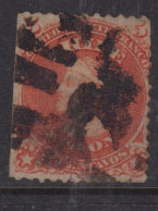 Chile 1867 5c Columbus Red Orange Used No 10 - Chili