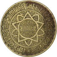 Maroc, 5 Francs, 1945/AH1365, Bronze-Aluminium, TTB - Maroc