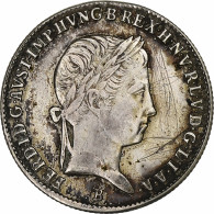 Hongrie, Ferdinand V, 10 Krajczar, 1843, Budapest, Argent, TTB, KM:421 - Ungheria