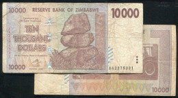 Zimbabwe ,P72 , 10000-Dollar , 2008 F - Zimbabwe