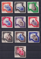 RUSSIA USSR 1935, Sc# 559-568, Spartacist Games, Moscow, Used - Gebraucht