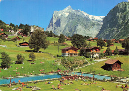 SUISSE GRINDELWALD GARTENBAD HELLBACH AVEC WETTERHORN - Grindelwald