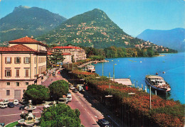 SUISSE LUGANO IL LUNGOLAGO ED IL MONTE BRE - Lugano