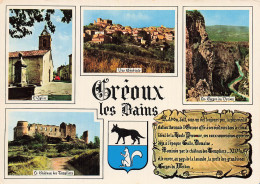 4 GREOUX LES BAINS GREOUX LES BAINS - Gréoux-les-Bains
