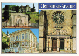 55 CLERMONT EN ARGONNE LE MONUMENT AUX MORTS L HOTEL DE VILL - Clermont En Argonne
