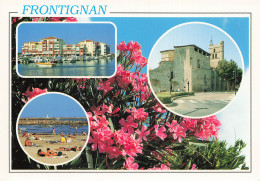 34 FRONTIGNAN LE PORT LA PLAGE L EGLISE FORTIFIEE - Frontignan