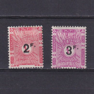 SOMALI COAST 1927, Sc# J9-J10, CV $21, Postage Due, MH - Ongebruikt