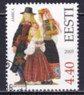 2005. Estonia. Folk Costumes - Ambla Family. Used. Mi. Nr. 533. - Estonie
