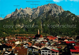 Mittenwald Bayern Mit Karwendelgebirge - Mittenwald