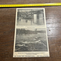 1911 PATI INONDATIONS Gare De Windsor Barrage De Caversham - Collections