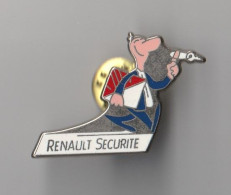 PIN'S THEME VOITURE  RENAULT   SECURITE - Renault