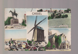 CPSM - 59 - Cassel - Multi-Vues Couleurs - Moulin - Non Circulée - Cassel
