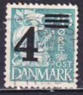 1934. Denmark. Sailship. Overpr. 4 Ö. Used. Mi. Nr. 215 - Used Stamps