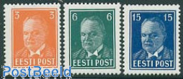 Estonia 1940 Definitives 3v, Mint NH - Estonie