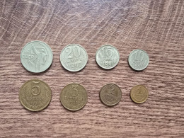 USSR Set Of Coins 1,2,3,5,10,15,20,50 Kopecks - Azerbeidzjan