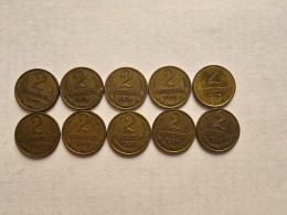 1977-1991 USSR 2 Kopecks Different Years - Azerbeidzjan