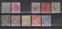 Maurice 1 Lot De 10 Timbres Oblitérés - Mauritius (...-1967)