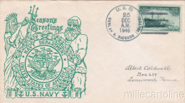 * U.S.A. COVER 1946 - Navy - U.S.S.Harlan R.Dickson, Season's Greetings - 1941-1950
