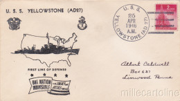 * U.S.A. COVER 1946 - Navy - U.S.S.Yellowstone - 1941-1950