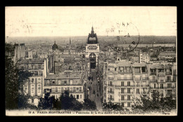 75 - PARIS 18EME - MONTMARTRE - PANORAMA DE LA RUE ANDRE DEL SARTE - SERIE A PARIS-MONTMARTRE N° 18 - EDITEUR F.FLEURY - Paris (18)