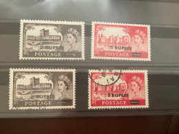 Great Britain = British P.O. In Eastern Arabia = High Values F.U. And MNH = Lovely Condition - Oman