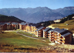LA PLAGNE, VUE GENERALE D AIME VILLAGE COULEUR   REF 30076 - Albertville