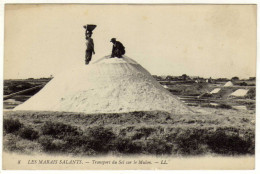 Cpa N° 8 Les Marais Salants Transport Du Sel Sur Le Mulon - Kunsthandwerk