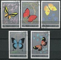 (lot 52) Oman Ob  Lot De 5 Tbres - Papillons - - Oman