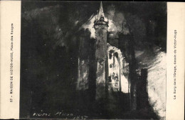 Paris 4 - La Maison De Victor Hugo Place Des Vosges Le Burg Dans L4orage Dessin De Victor Hugo CPA - Arrondissement: 04