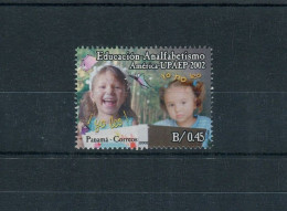 2003[Dated 2002]-Panama- "America [UPAEP]: Combating Analphabetism [youth,education,literacy]" Issue- Complete MNH - Panama