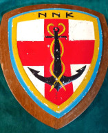 Old Military Plaque - Awarded By The Naval Hospital Of Crete / Greek Navy - Other & Unclassified