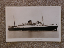 BRITISH RAIL DUKE OF YORK RP OFFICIAL - Ferries