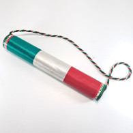 Stecca Tubo Porta Congedo Italiana Con Tricolore In Buone Condizioni - Uniforms