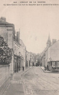 CPA Circuit De La SARTHE 1906 - Saint-Calais : La Rue Du Dauphin Que La Passerelle évitera - N°12 - Ed° Bariller - Sonstige & Ohne Zuordnung