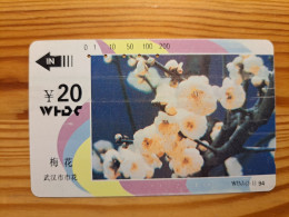 Phonecard China, Tamura - Flower - China