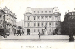CPA Banque Bordeaux La Caisse D'Epargne Tramway - Banken