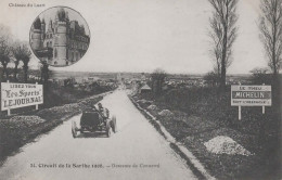 CPA Circuit De La SARTHE 1906 - Descente De Connerré - N°34 - Ed° J. Bouveret, Le Mans - Sonstige & Ohne Zuordnung