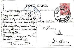 South  Africa & Humor, What, Another, Im Off To... Censura N11, Ed. Inter Art Co., Durban A Lisboa 1916 (409) - Brieven En Documenten