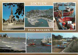 29 - Loctudy - Multivues - Bateaux - Plages - Voir Scans Recto Verso - Loctudy