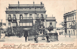 A742 Gibraltar 1906 Commercial Square Vintage Postcard - Gibraltar