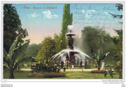 GRAZ:  BRUNNEN  IM  STADTPARK  -  KLEINFORMAT - Graz
