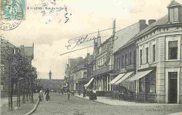 62 - Lens - Rue De La Gare - Animé - Ecrite En 1906 - CPA - Voir Scans Recto-Verso - Lens