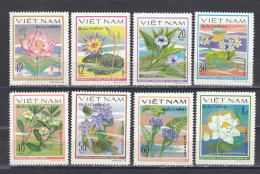 Vietnam 1980 - Water Flowers, Mi-Nr. 1077/84, MNH** - Viêt-Nam