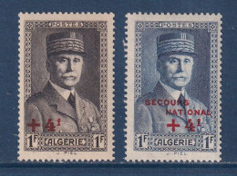 Algérie - YT N° 169 Et 170 ** - Neuf Sans Charnière - 1942 - Neufs