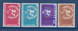 Suisse - Service - YT N° 437 à 440 ** - Neuf Sans Charnière - 1973 - Dienstmarken