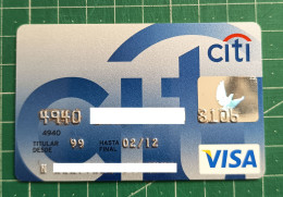 SPAIN CREDIT CARD CITIBANK 2007-10 - Credit Cards (Exp. Date Min. 10 Years)