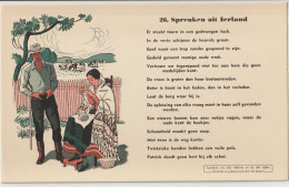 Vloeipaper Buvard Proverbes Spreuken Uit Ierland Irlande N° 26 - Altri & Non Classificati
