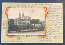 CPA  - SUISSE - BALE - Basel - Pfalz Mit Munster - Palais - 1903 - Basel