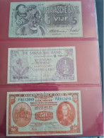 Billets Pays Bas// Colonies Indes Néerlandaises. Lot De 3billets En Etat Tres Moyen. 5 Gulden, 1/2 Gulden, Et 50 Gulden - Dutch East Indies