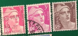 FRANCIA  1948-1954 MARIANNE DE GANDON YT 806-715 - 1876-1878 Sage (Typ I)